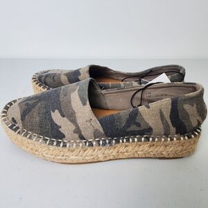 Splendid Laney Sage Camo Espadrille Shoes